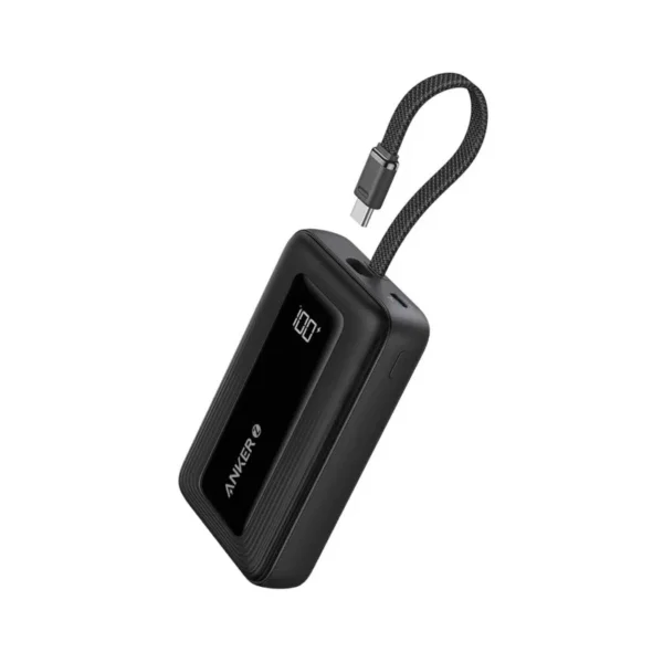 Anker Zolo Portable Charger Power Bank 10,000mAh 30W With Built-in USB-C Cable