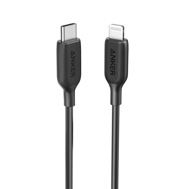 Anker PowerLine III USB-C to Lightning Cable (0.9m/3ft) - Black