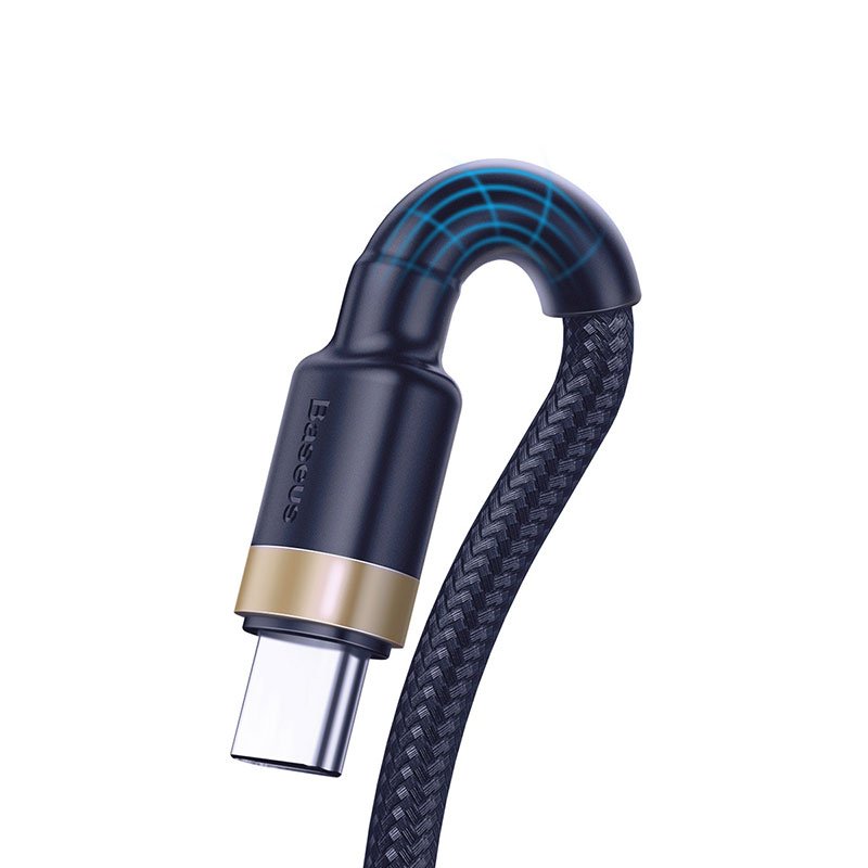 Baseus Cafule HW Quick Charging Data Cable - Gold/Blue - Image 4
