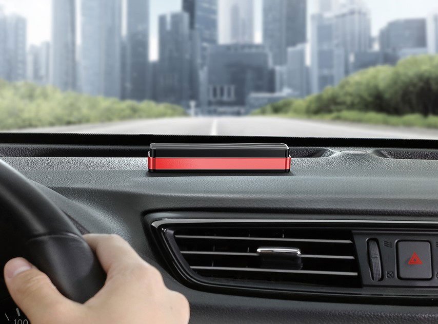 Baseus Moonlight Box Series Temporary Parking Number Plate - Red - Image 8