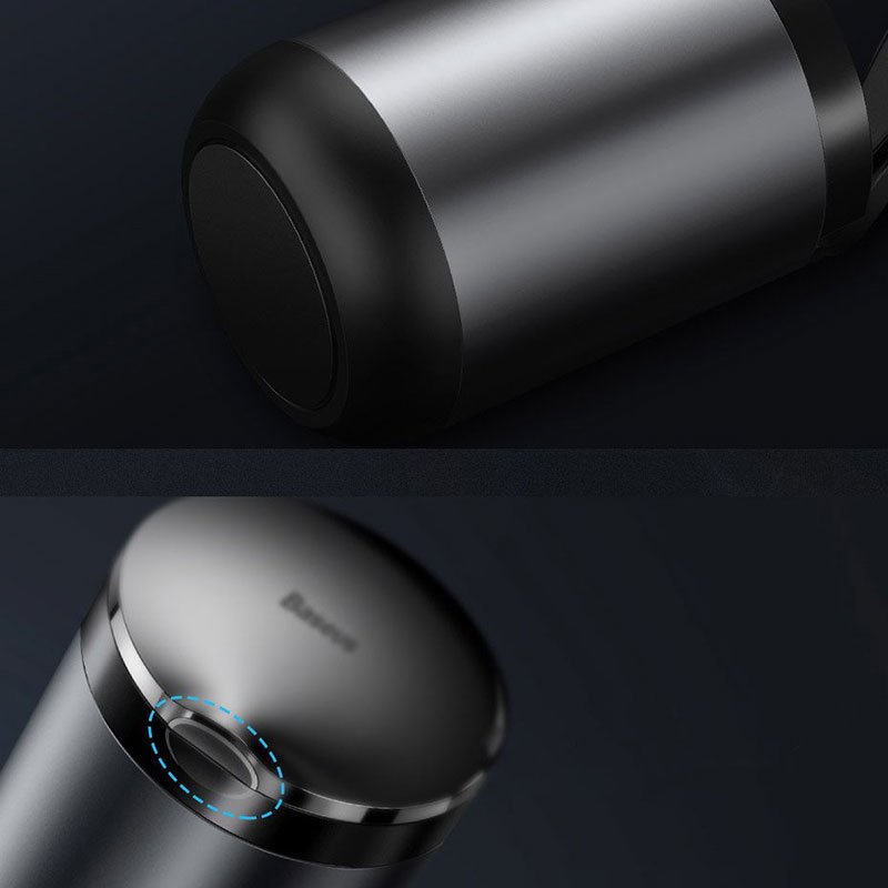 Baseus Premium Car Ashtray - Dark Gray - Image 2