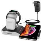 CHOETECH 4 in 1 Wireless Charging Dock - Black