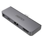CHOETECH 4-in-1 USB-C to HDMI Multiport Adapter HUB-M13 - Gray