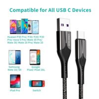 CHOETECH-USB-A-to-Type-C-Nylon-Braided-5A-Fast-Charge-Cable-1.2m-4ft-Black-9.jpg