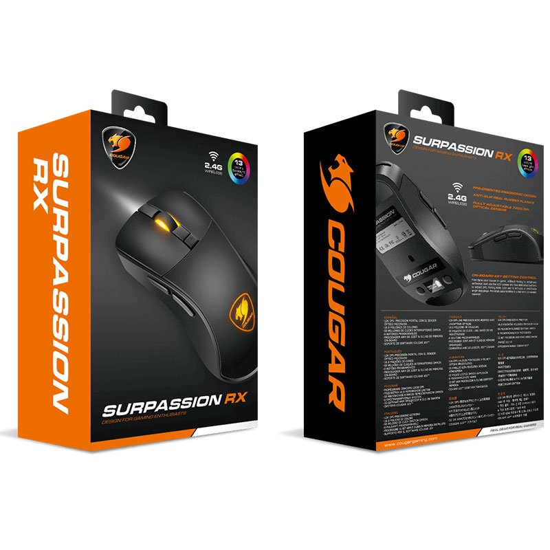 COUGAR Mice Surpassion RX RGB Optical Gaming Mouse - Black - Image 11