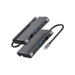 HAVIT 7-in-1 Type-C Hub Adapter HB4001 - Iron Gray