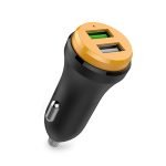 HAVIT Dual USB Ports Car Charger HV-UC515 - Black/Orange