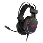 HAVIT HV-H2016D RGB Wired Gaming Headset with Stereo Surround Sound and HD Mic - Black