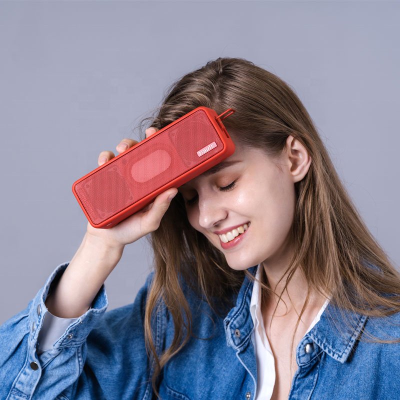 HAVIT HV-M76 Multi-Function Waterproof Wireless Speaker - Red - Image 2