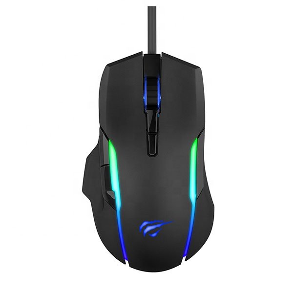HAVIT HV-MS1012A RGB Backlit Programmable Gaming Mouse - Black