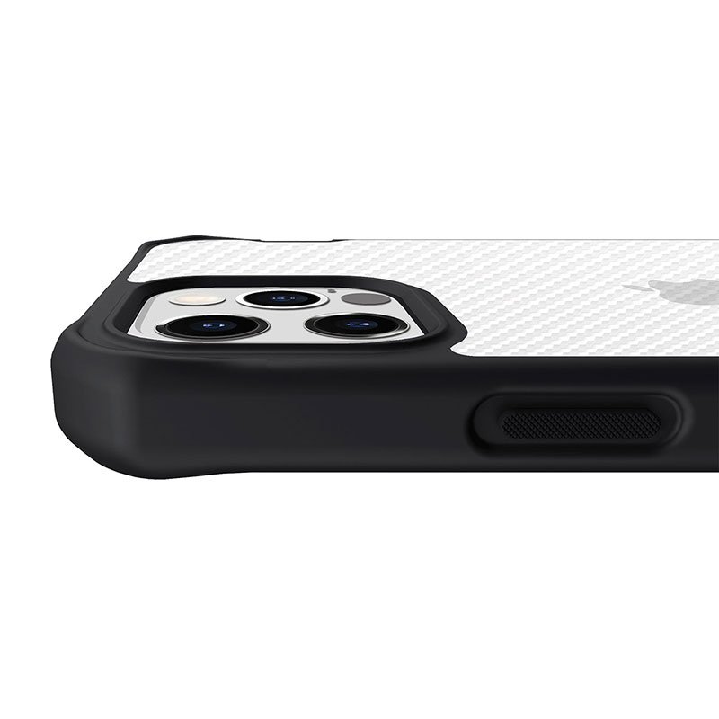 ITSkins Spectrum Clear Antimicrobial Case for iPhone 12 Pro Max (6.7") - Black/Transparent - Image 6