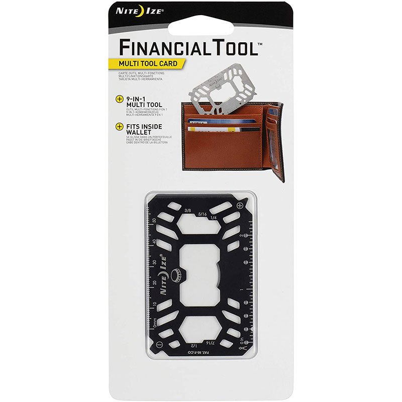 NiteIze Financial Tool Multi Tool Card FMTM-01-R7 - Black - Image 6