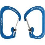 NiteIze SlideLock Carabiner Aluminum #3 CSLA3-03-R6 - Blue