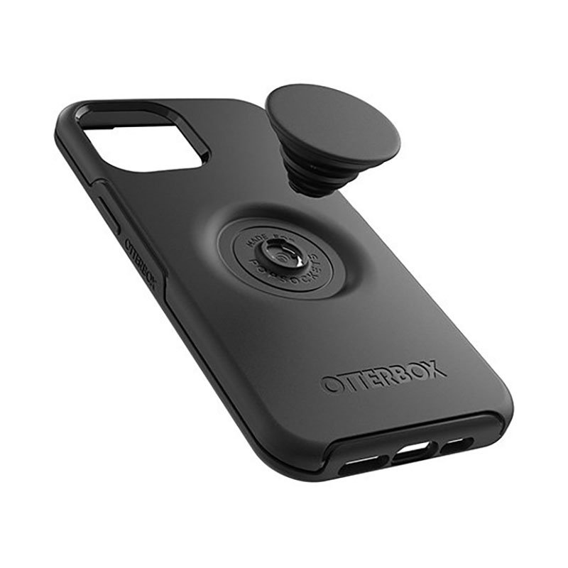 OtterBox Otter+Pop Symmetry Series Case for iPhone 12 Pro Max 5G - Black - Image 2