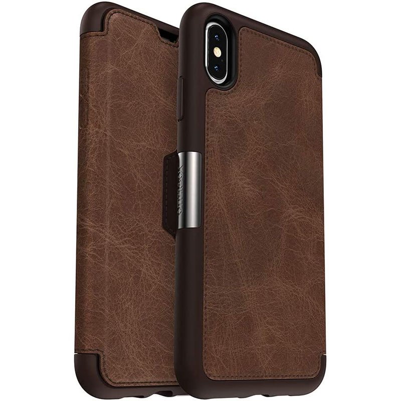 OtterBox Strada Series Folio Case for iPhone XS Max - Espresso