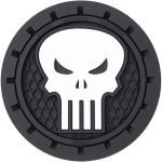 PlastiColor Marvel The Punisher Auto Cup Holder Coaster - 2-Pack