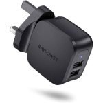 RAVPower Prime 17W 2-Port USB Wall Charger RP-PC121 - Black