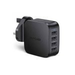 RAVPower Prime 40W 4-Port USB Wall Charger RP-PC101BLK - Black