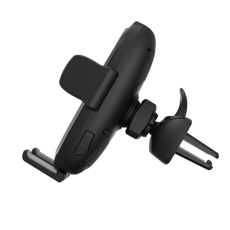 RAVPower Wireless Charging Car Holder 10W/7.5W/5W with Clip Mount RP-SH014 - Black - Image 2
