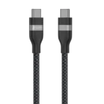 Anker USB-C to USB-C Cable (3ft, 240W, Upcycled-Braided) Black