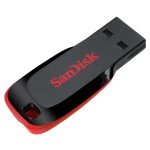 SanDisk Cruzer Blade USB Flash Drive 128GB - Black