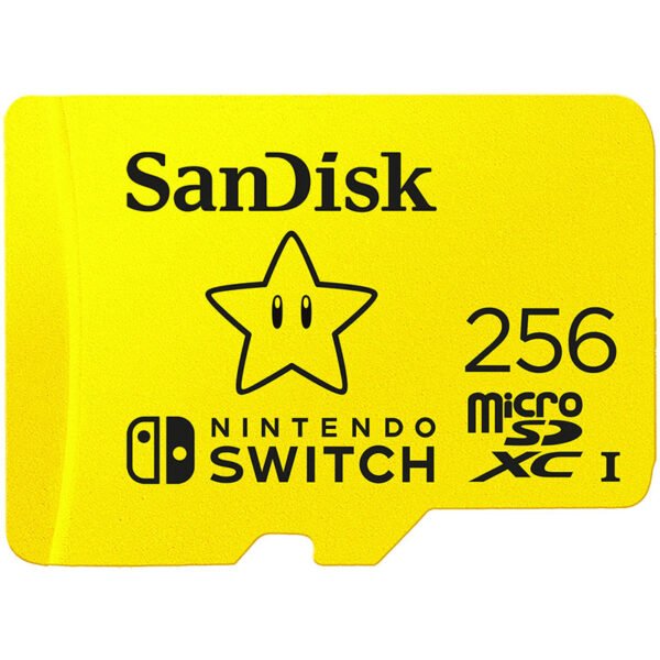 SanDisk Nintendo Licensed MicroSDXC Memory Card for Nintendo Switch 256GB