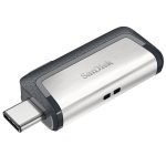 SanDisk Ultra Dual Drive USB Type-C Flash Drive 32GB - Gray/Silver