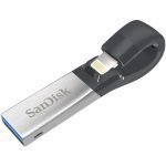 SanDisk iXpand Flash Drive 16GB - Black/Silver