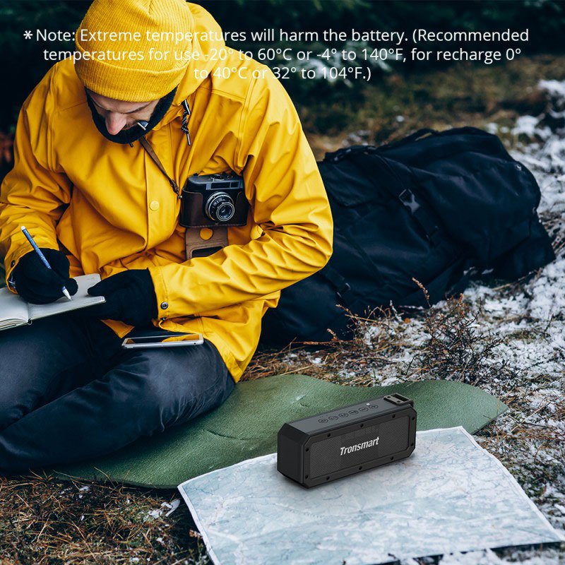 Tronsmart Element Force+ SoundPulse Portable Bluetooth Speaker - Black - Image 3