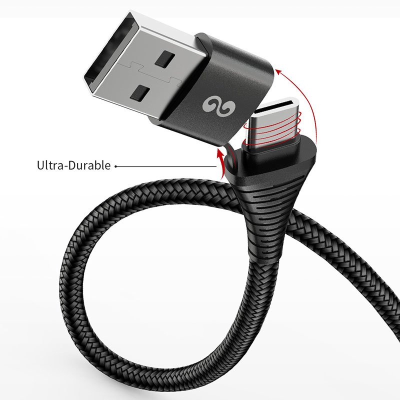 iWALK Twister Duo One For All Multi Charging Cable 60W PD & QC3.0 - Black - Image 2