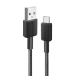 Anker 322 USB-A to USB-C Cable Braided (0.9m/3ft) - Black