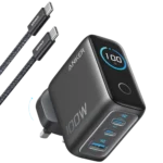 Anker Charger (100W, 3 Ports, Smart Display)