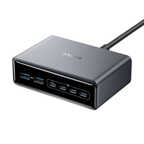 Anker Prime Charger, 200W 6-Port GaN Charging Station, Fast Charging