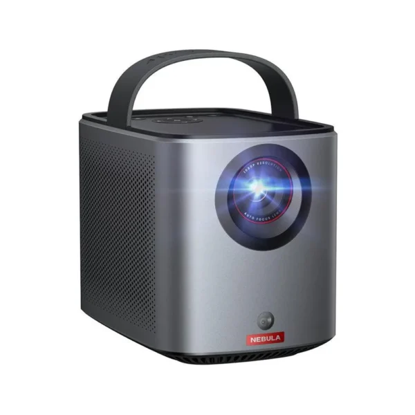 Nebula Mars 3 Air Portable 1080p Google TV Projector with Built-in Netflix, 400 ANSI Lumens & 2.5H Battery, Black