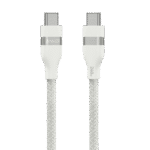 Anker USB-C to USB-C Cable 240W – Upcycled Braided, 0.9m (3ft), Fast Charging | White
