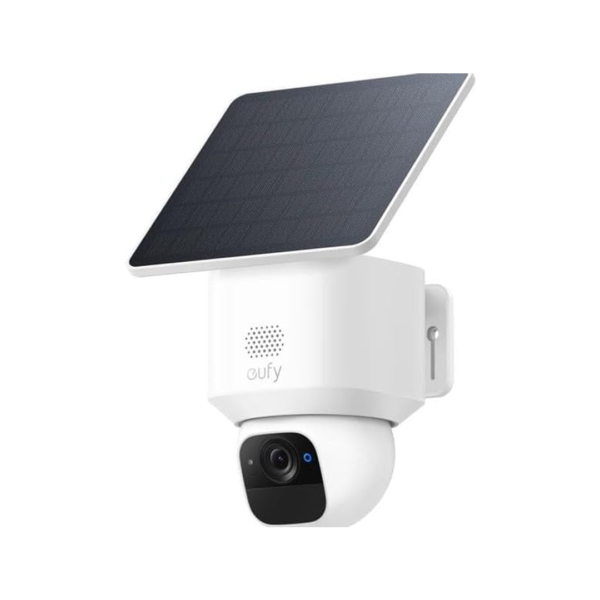 Eufy SoloCam E30 Outdoor Security Camera 2K with AI Motion Detection, Solar Charging & Two-Way Audio, White