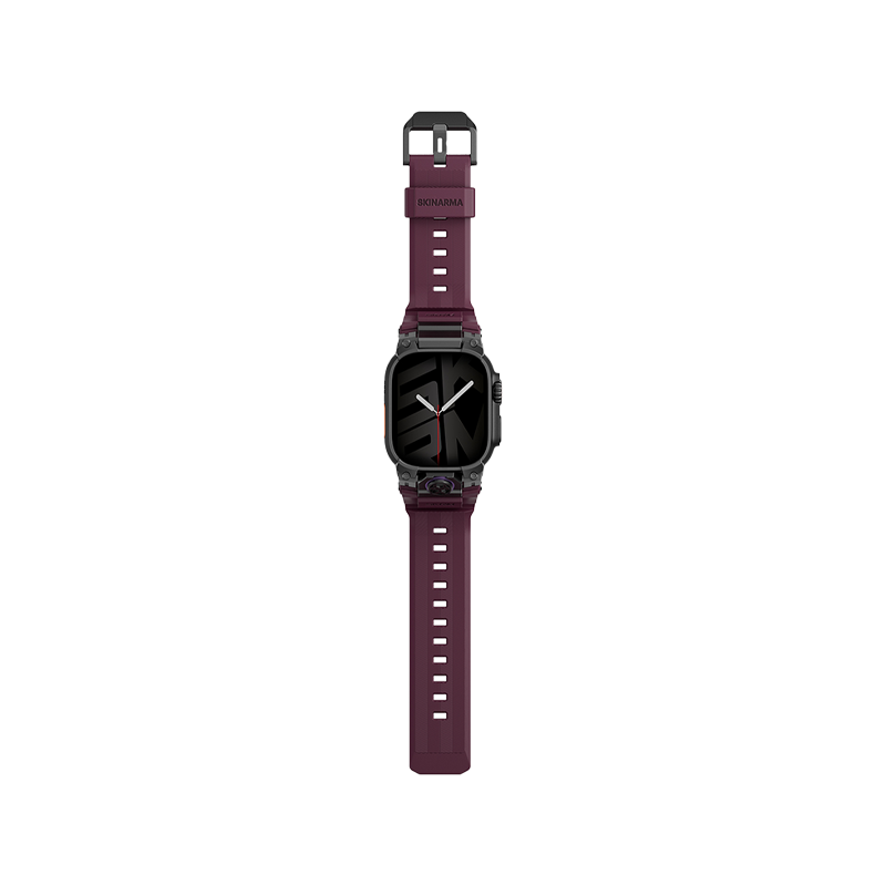 Skinarma Talon Apple Watch Ultra Strap with Connector Clasp (49mm) - Burgundy