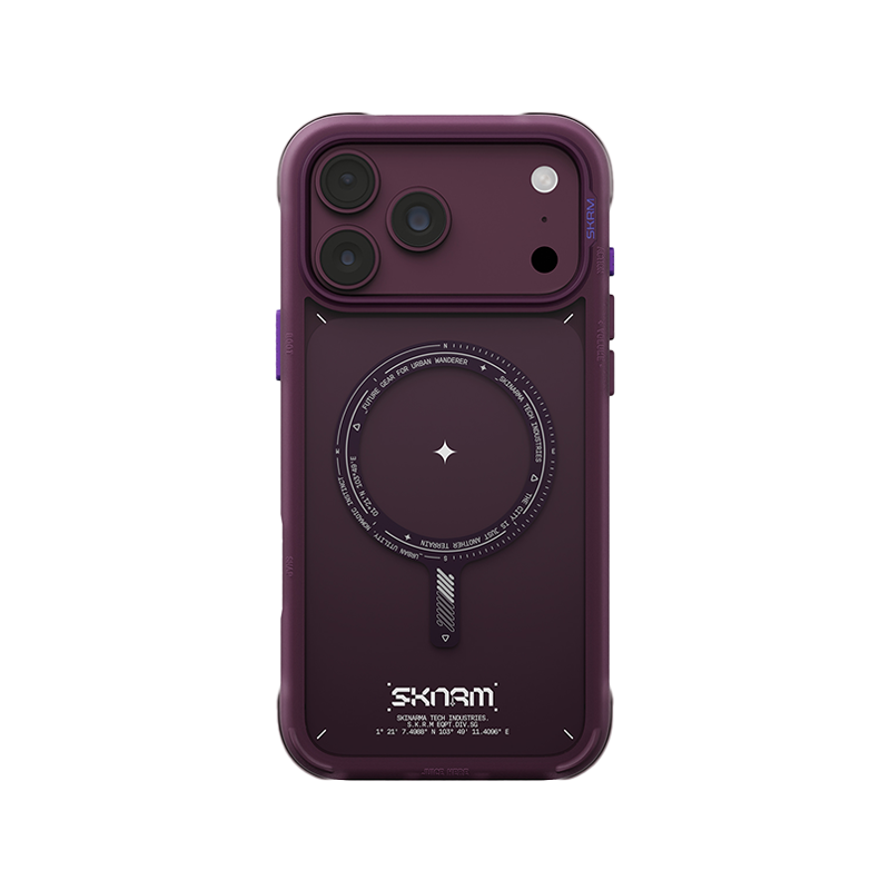 Skinarma Avion Case for iPhone 18 Pro - Burgundy