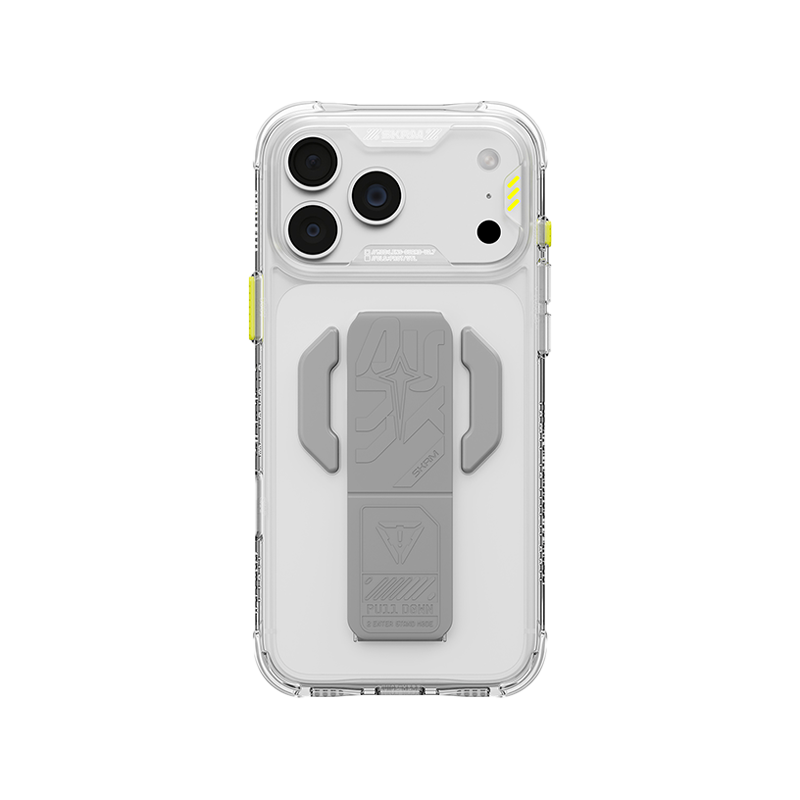 Skinarma Helio CE Grip-Stand Case for iPhone 18 Pro - Clear