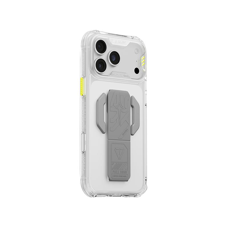 Skinarma Helio CE Grip-Stand Case for iPhone 18 Pro - Clear