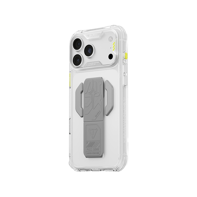 Skinarma Helio CE Grip-Stand Case for iPhone 18 Pro - Clear