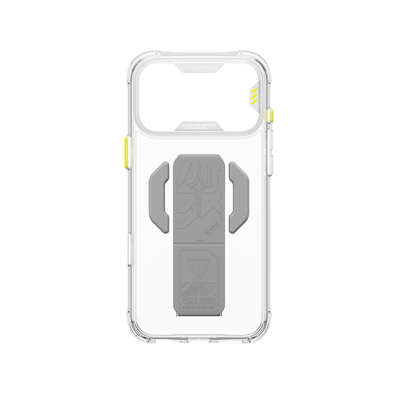 Skinarma Helio CE Grip-Stand Case for iPhone 18 Pro Max - Clear