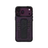 Skinarma Phantom Grip-Stand Case for iPhone 18 Pro - Burgundy