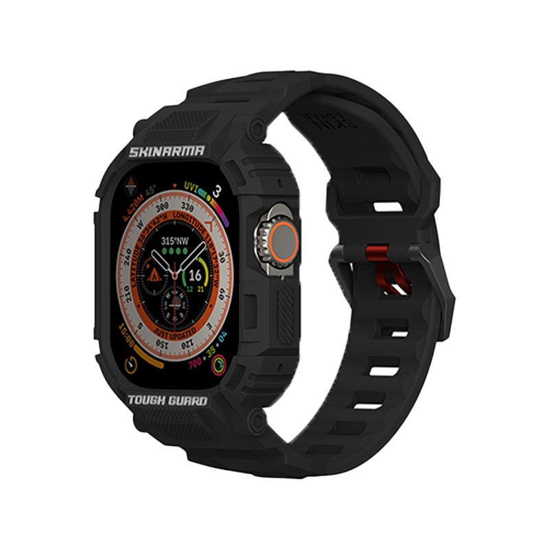 Skinarma Mecha 2-in-1 Apple Watch Ultra Strap + Case (49mm) - Black