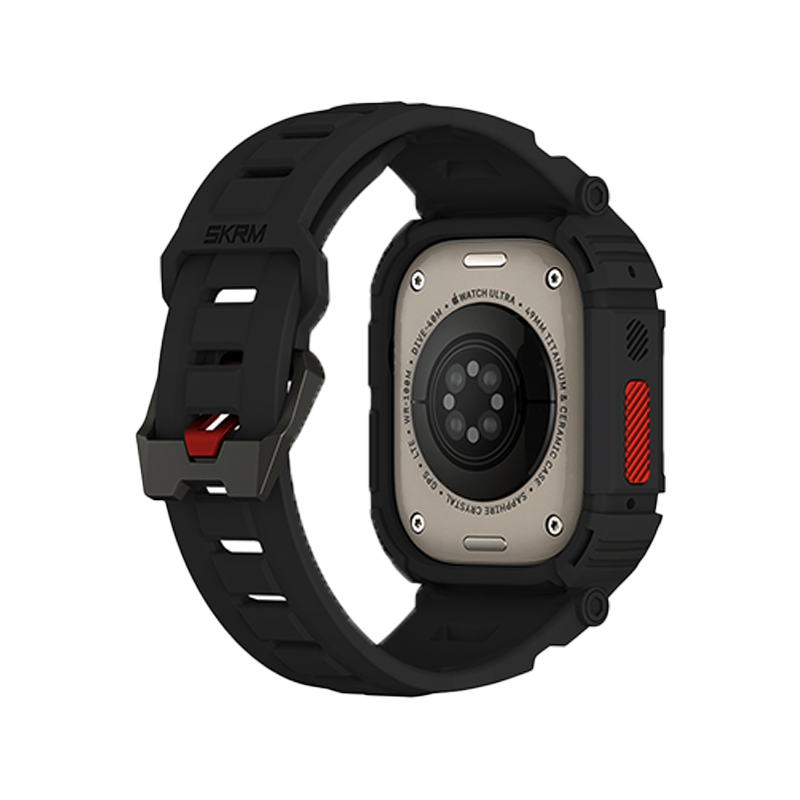 Skinarma Mecha 2-in-1 Apple Watch Ultra Strap + Case (49mm) - Black