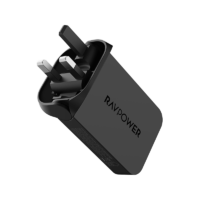 RAVPower GaN PD 100W 2-Port USB-C Wall Charger - Black