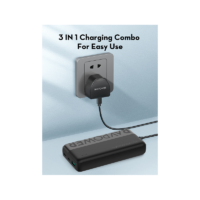 RAVPower 3-in-1 Charging Combo (20000mAh Power Bank + 20W USB-C Wall Charger + 60W USB-C Cable)