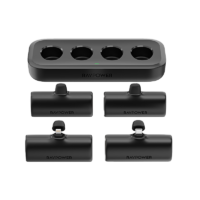 RAVPower 4-in-1 Power Bank Station (2 x USB-C + 2 x Lightning) 4 x 5000mAh - Black