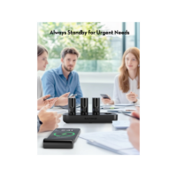 RAVPower 4-in-1 Power Bank Station (2 x USB-C + 2 x Lightning) 4 x 5000mAh - Black