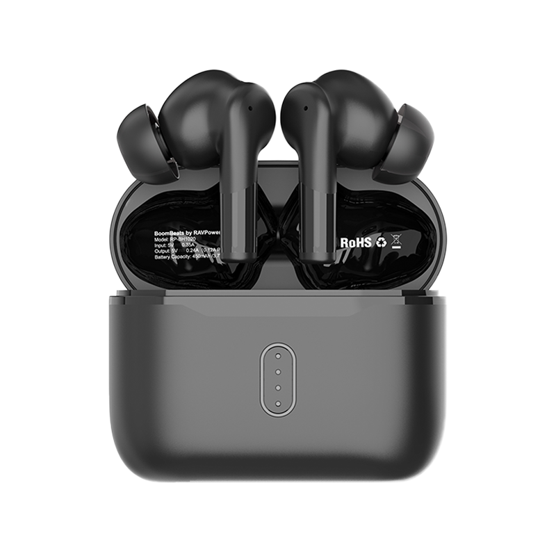 RAVPower BoomBeats True Wireless Earbuds - Black